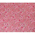 Pink Floral Synthetic Organza Fabric - 110 cm Width, Made in India-D19645 Regal Fabrics