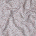 قماش كتان نقي ناعم باللون الرمادي والوردي الباستيل - عرض 150 سم-D19995