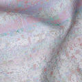 Pastel Multicolor Abstract Print Pure Linen Fabric - 150 cm Width-D19999