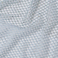 Ice Blue Crystal Embellished Nylon Mesh Tulle Fabric, 150cm Width – Perfect for Dance Costumes and Elegant Drapes-D20081