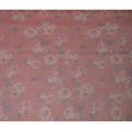 قماش شيفون حريري ناعم باللون الأحمر المرجاني المزهر، عرض 110 سم - مثالي للملابس الرقيقة في الربيع والصيف - D20096