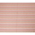 Peach and Beige Striped Synthetic Viscose Fabric with Stone Work, 110 cm Width-D20579