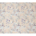 Peach Blush Floral Pure Silk Satin Fabric - 140 cm Width, Made in Italy-D20729 - Regal Fabrics