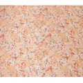 Peach Blossom Pure Silk Satin Fabric - 140 cm Width, Made in Italy-D20732