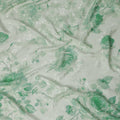 Mint Green Floral Print Pure Silk Satin Fabric, 140 cm Width, Made in Italy -D21162 - Regal Fabrics