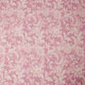 Pink and Ivory Baroque Print Pure Silk Satin Fabric, 140 cm Width, Made in Italy -D21168 - Regal Fabrics
