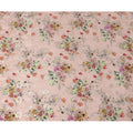 Blush Pink Floral Silk Satin Fabric with Metallic Accents, Width 140 cm, South Korea-D21290 Regal Fabrics