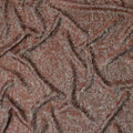 Brown Pure Silk Satin Fabric with Film Metallic, Width 110 Cms, South Korea-D22066