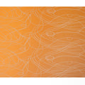 Golden Orange Pure Silk Satin Fabric with Film Metallic, Width 110 Cms, South Korea-D22071