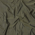 قماش حرير خام سادة بلون أخضر زيتوني - عرض 140 سم - حرير هندي فاخر - D22187
