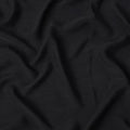 قماش كوبرو مستدام سادة أسود نفاث - عرض 140 سم - قماش بيمبيرج فاخر من اليابان - D22195