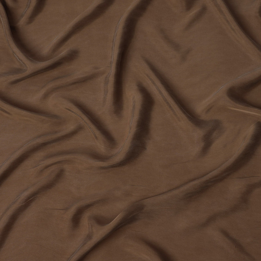 قماش كوبرو مستدام سادة بلون بني موكا - عرض 140 سم - قماش بيمبيرج فاخر من اليابان - D22197