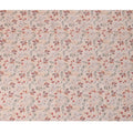 قماش كتان مخلوط بطبعة زهور الخوخ - عرض 140 سم - قماش هندي فاخر - D22201