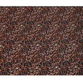 Dark Brown Leopard Print Viscose Crepe Fabric – 110 cm Width – Premium Indian Fabric-D22211