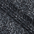 Black and Grey Leopard Print Viscose Crepe Fabric – 110 cm Width – Premium Indian Fabric-D22212