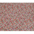 Crimson Red Base with Multicolor Hand-Painted Floral Print Viscose Crepe Fabric, 110 Cms Width, Made in India-D22999 - Regal Fabrics