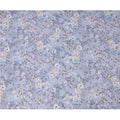 Lavender Blue Abstract Floral Print Cotton Voile Fabric, 140 cm Width, India-D23050