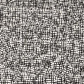 White Base Abstract Cross Hatch Print Pure Silk Crepe Fabric, 110 Cms Width, Made in India-D23168 - Regal Fabrics