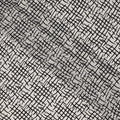 White Base Abstract Cross Hatch Print Pure Silk Crepe Fabric, 110 Cms Width, Made in India-D23168 - Regal Fabrics