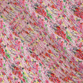 Multicolor Abstract Splatter and Dot Print Viscose Crepe Fabric, 110 Cms Width, Made in India-D23603