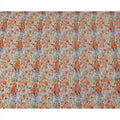 Multicolor Orange-Purple Artistic Dot and Brushstroke Print Viscose Crepe Fabric, 110 Cms Width, Made in India-D23606