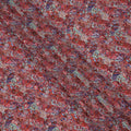 Maroon Base Multicolor Paisley and Abstract Digital Print Viscose Crepe Fabric, 110 Cms Width, Made in India-D23619