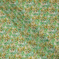 Lime Green and Yellow Abstract Floral Digital Print Viscose Crepe Fabric, 110 Cms Width, Made in India-D23622