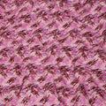 Pink and Maroon Abstract Brushstroke Digital Print Viscose Crepe Fabric, 110 Cms Width, Made in India-D23625