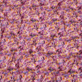 Pink and Yellow Tropical Floral Brushstroke Digital Print Viscose Crepe Fabric, 110 Cms Width, Made in India-D23629