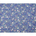 Royal Blue Base Multicolor Floral Garden Printed Cotton Lawn Fabric, 110 Cms Width, Made in India-D23651 Regal Fabrics