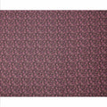 Dark Maroon Base Pink & Mauve Dense Floral Printed Cotton Voile Fabric, 140 Cms Width, Made in Slovakia-D23663