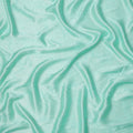 Mint Green Paisley Floral Self-Patterned Pure Silk Satin Fabric, Width 140 Cms, Made in India-D23898