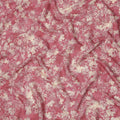 Dusty Rose Beige Monotone Floral Printed Viscose Crepe Fabric, Width 110 Cms, Made in India-D23912 - Regal Fabrics