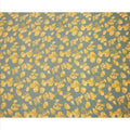 Sage Green and Mustard Yellow Floral Printed Cotton Lawn Fabric, Width 110 Cms, Made in India-D23927 - Regal Fabrics