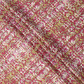Multicolor Abstract Ikat-Inspired Print on Off-White Cotton Lawn Fabric, Width 110 Cms, Made in India-D23936 - Regal Fabrics