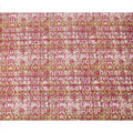 Multicolor Abstract Ikat-Inspired Print on Off-White Cotton Lawn Fabric, Width 110 Cms, Made in India-D23936 - Regal Fabrics