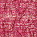 Pink Cotton Lawn Fabric with Abstract Tie-Dye Effect Print, Width 110 Cms, Made in India-D23947