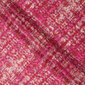 Pink Cotton Lawn Fabric with Abstract Tie-Dye Effect Print, Width 110 Cms, Made in India-D23947