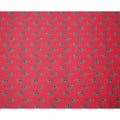 Crimson Red Cotton Lawn Fabric with Traditional Black Floral Booti Print, Width 110 Cms, Made in India-D23950