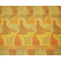 Yellow and Orange Cotton Lawn Fabric with Abstract Patch Print, 140 Cms Width, Made in India-D24155 Regal Fabrics