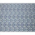 Powder Blue and Indigo Cotton Lawn Fabric with Abstract Bell Motif Print, 140 Cms Width, Made in India-D24161 Regal Fabrics