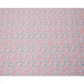 Blush Pink Cotton Lawn Fabric with Multicolor Floral Tile Print, 110 Cms Width, Made in Japan-D24172