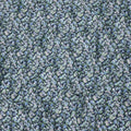 Deep Indigo Blue Cotton Lawn Fabric with Mint Green and Sky Blue Floral Print, 110 Cms Width, Made in Japan-D24206 - Regal Fabrics