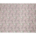 Dusty Pink Cotton Lawn Fabric with Purple and White Floral Print, 110 Cms Width, Made in Japan-D24213