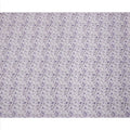 Lavender Floral Outline Print Cotton Lawn Fabric with Watercolor Effect, 110 Cms Width, Made in India-D24316