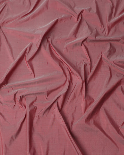 Dusty Rose Plain Pure Raw Silk Fabric, 140 Cms Width, Made in India-D25990