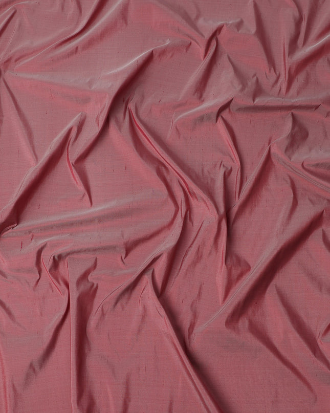 Dusty Rose Plain Pure Raw Silk Fabric, 140 Cms Width, Made in India-D25990