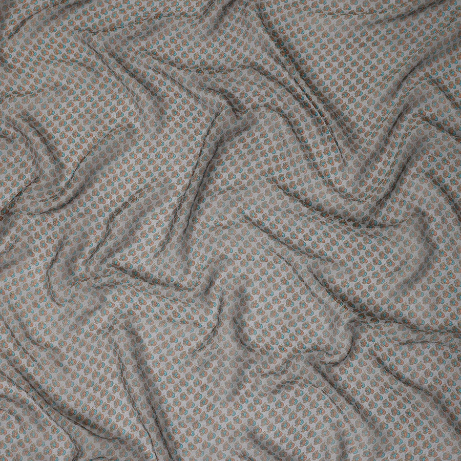 Grey Polyester Chiffon Fabric 110cm | Regal Fabrics
