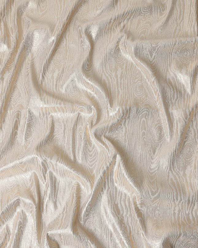 Gold Self Design Brocade Fabric 140cm