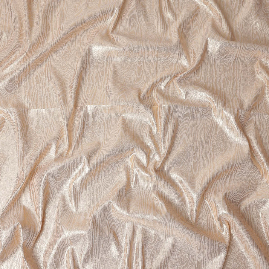 Beige Self Design Brocade Fabric 140cm